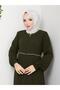 Casual Hajj and Umrah Embroidered Mevlana Ferace - 4