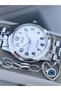 Q Q Brand Steel Band, Waterproof, 2 Years Warranty Silver Color Small Case Women Wristwatch+Bracelet