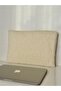 11-13-14-15-16 Inc Ecru Color Plush Fabric Laptop Case, MacBook Air Case, Tablet Case - 6