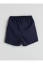 Yellow Fenerbahçe Printed Boys' T-Shirt and Swim Shorts 2-Piece Set - 7