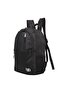 Black Unisex School and Daily Backpack with Mnt Pocket - 2