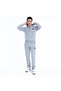 Mnp1345 Gray Men's Sweatpants - 7