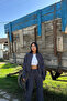 Women's Anthracite Zipper Winter Tracksuit Set Nbg026 - 6