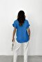 Single pocket textured shirt blue - 7