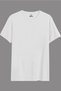 White Color Regular Fit Cotton Men's T-Shirt - 2