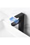 Smart Digital Temperature Led Screen Bathroom Bowl Sink Faucet Matte Black Imported with 7 Years Warranty - 4