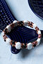 Certified Rhodonite Howlite Hematite Natural Stone Bracelet - 3
