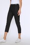 Women's Black Belted Carrot Pants Trousers 20K70651-Black - 2