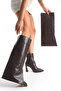 Women's Pointed Toe Heeled Daily Slip-On Boots & Boots Spigo Brown