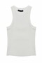 Women's Ecru Quzu Wide Piping Undershirt Undershirt 24K60081-Ecru - 2