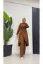 Asymmetrical Cut Skirt with Ruffles, Hijab Tunic and Pants Set-Brc1311 - 4