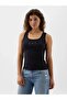 Women's Black V-Sl Bf Tank Undershirt 585421007-Black