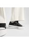 Women's Black Chuck Taylor All Star Leather Platform Sports & Casual Shoes 561681C-Black - 3