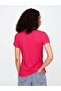 Women's Pink V-Ss Logo Classic Tee T-Shirt 729555008-Raspberry - 3