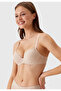 Economic Pack of 2 6351-3 Black Skin Madrid Non-Support Lace and Micro Bra Set (Slip with Gift) - 5