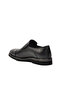 Black Men's Genuine Leather Casual Shoes - 4