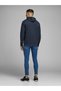 12152840 Jjecorp Logo Sweat Hood Noos Men's Sweat Reg /Large Print/Navy Blazer - 4