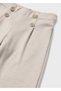 Girl's Long Pants Ecru - 4