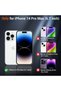 iPhone 14 Pro Max Case Anti-Shock Edge Color Silicone Cover - 5