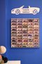 Toy Car Shelf 50 Pieces, Furniture, Shelf, Montessori, Wooden, (For Hot Wheels And Matcbox Cars)