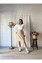 Beige Short Skirt - 4