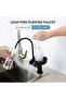 Kitchen Sink Water Purifier Faucet and Pressurized Cup Washer 2in1 Matte Black 7 Years Warranty Imported - 3