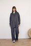 Women's Glitter Mercerized Knitwear Cardigan Set with Trousers - 7