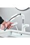Bathroom Sink Faucet New System with Elevator White Spiral and Fountain 7 Years Warranty Imported - 5