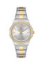 Silver Dial Yellow Silver Plated Stone Women's Wristwatch - Dg-8606La-D1