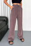 Lace-Up Elastic Waist Modal Palazzo Women's Trousers 4015 - 5