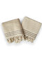 Aura 2-Piece Hand and Face Towel Set - 50X85 cm Premium Quality Bathroom Kitchen Towel - 6