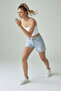 Recuperative Crop Top Stretchy Scuba Fabric Sports Blouse with String Straps Sports Bras - 5