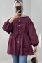 Tunic Shirt Burgundy - 3