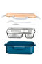 Aurora 2-Compartment Stainless Steel Leak-Proof Lunch Box - Food Transport and Storage Container Lilac - 4