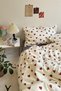Single Duvet Cover Set with Heart - 160X200 Quilt, Cover and Pillow Cover Without Crossbow