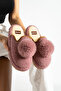 Women's Pompom House Slippers No Noise Thick Sole Winter Slippers Stc1162 - 4