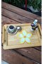 6-Piece Glazed Detailed Flower Coffee Side Presentation Cocktail Napkins - 4