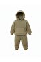 Boy's Polar Soft Fleece Hoodie Bottom-Up Set - 2