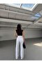 Women's Denim Palazzo Pants - 8
