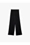 High Waist Ribbed Spanish Leg Scuba Fabric Sweatpants - 3