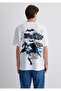 Batman Printed White T-Shirt Loose Fit / Loose Relaxed Fit 0612568-620 - 4