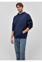 Kapüşonlu Lacivert Basic Sweatshirt 0S10275-70490 - 2