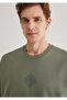Back Printed Khaki Istanbul T-Shirt Oversize / Wide Cut0611882-80692 - 6