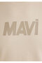 Logo Printed Beige T-Shirt Slim Fit / Slim Fit 066846-70322 - 6