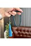 Wrist Length Special Fringe Tassel Squeezing Amber - 4