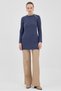 Laci Button Detailed Striped Knitwear Tunic 8132A - 3