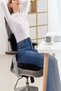 Car Office Chair Ergonomic Back and Lumbar Support Pillow Visco Cocix Sitting Cushion Set of 2 - 3