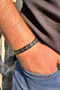 Moon Star Turkish Flag Italian Charm Unisex Steel Bracelet Scb55 - 4