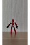 Mini 13 Aksiyon Figürü Robot Oyuncak 8cm Kırmızı - 4