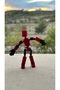 Mini 13 Aksiyon Figürü Robot Oyuncak 8cm Kırmızı - 5